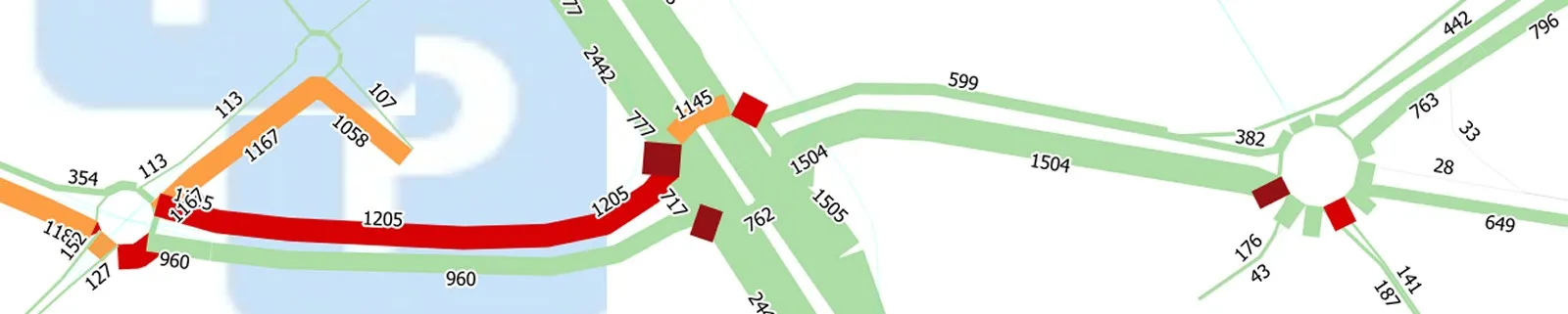 Display of traffic flow in QGis Display of traffic flows in QGis